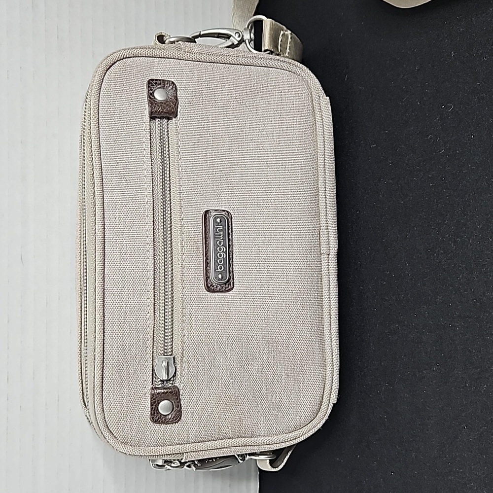 BAGGALLINI RFID FESTIVAL BAG STERLING SHIMMER